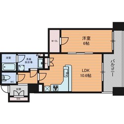 プレサンスレジェンド堺筋本町タワーの物件間取画像